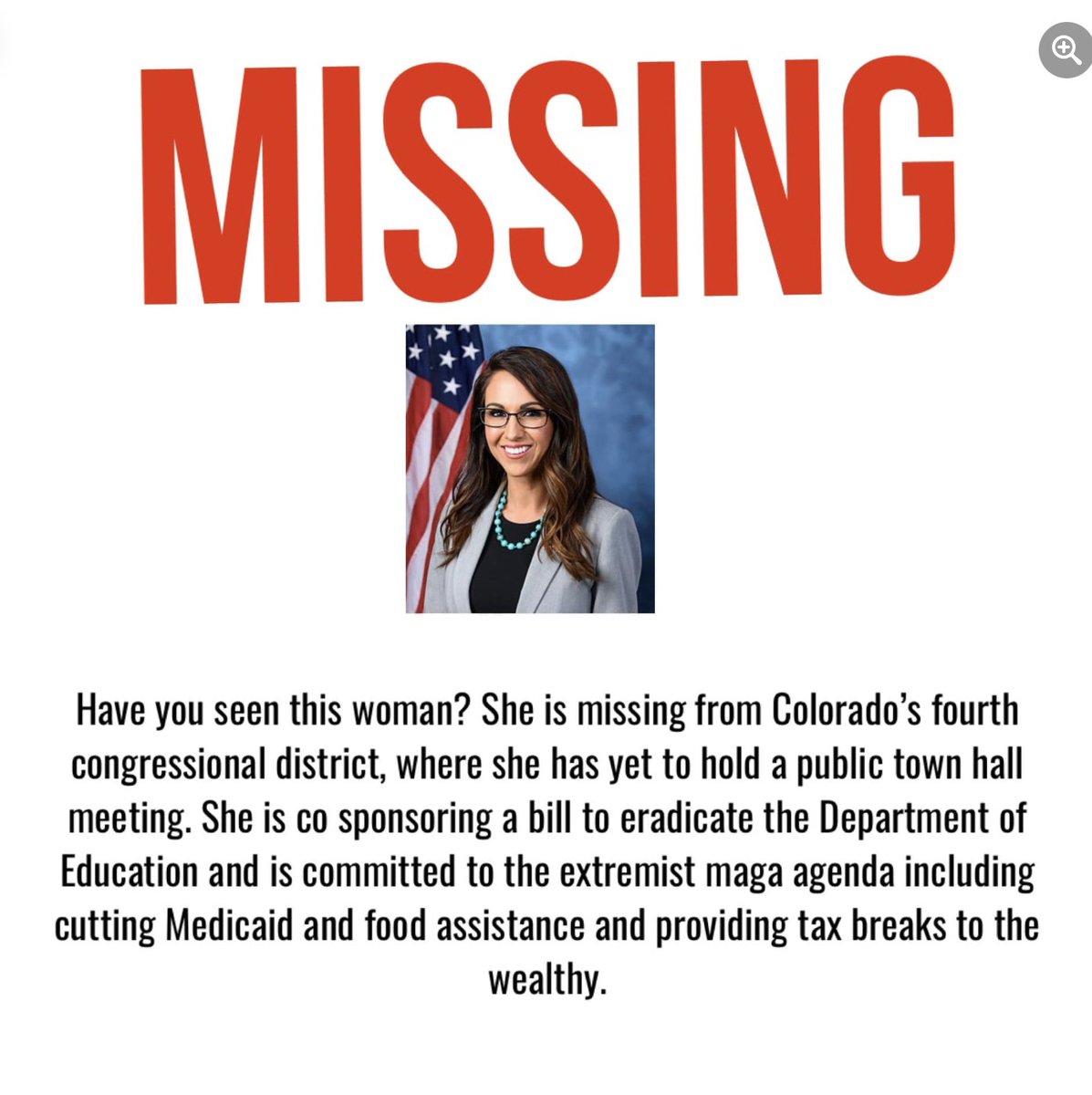 Goes by <a href="/RepBoebert/">Rep. Lauren Boebert</a> and <a href="/laurenboebert/">Lauren Boebert</a> #CO04