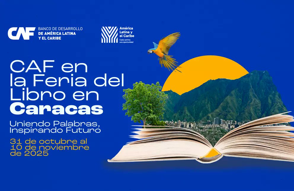 🇻🇪 En la Feria del Libro de Caracas 2025, te invitamos a conocer la programación de nuestro espacio #CAFteCuenta, donde la cultura y la tecnología se unen para promover la lectura, la integración y la creatividad.

Descubre más en nuestro estand en la Galería de Arte Nacional.