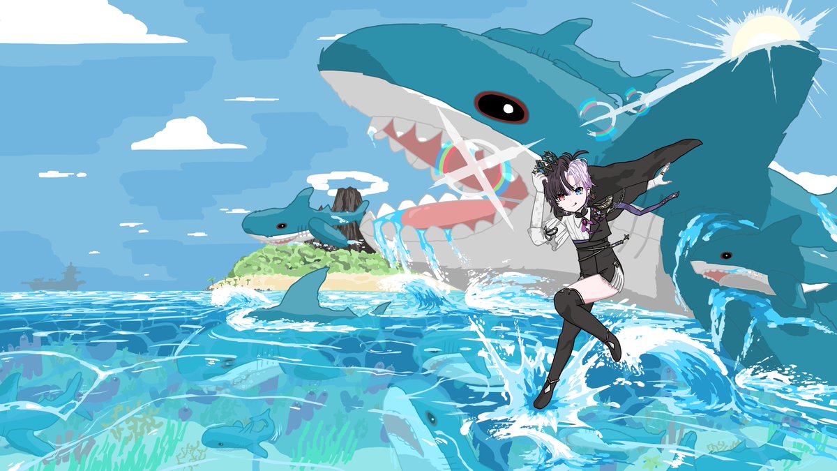 yosispring's tweet image. [3/14/2025] #InkPaintrose