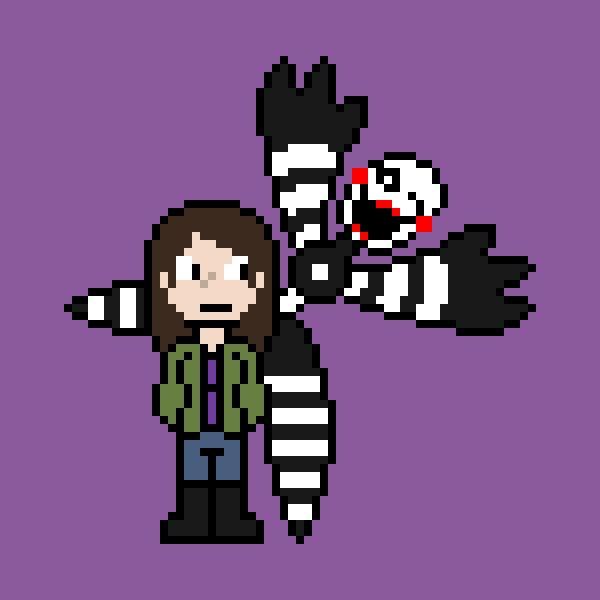 fourth80033's tweet image. Marrie (FNaF AU).

#FiveNightsAtFreeddys #FNaF #PuppetFNaF #Marionette #CharlieEmily
