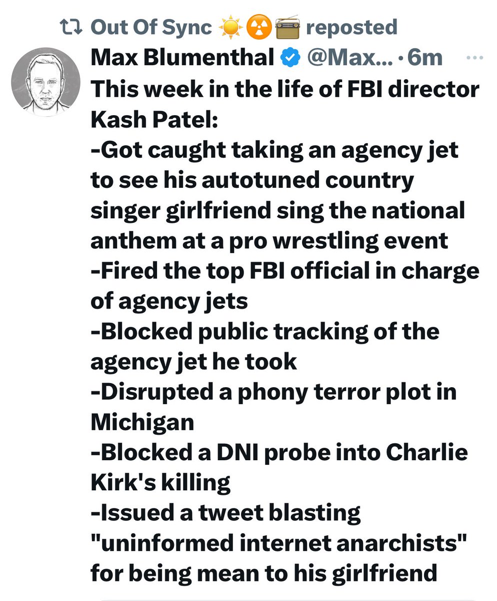 <a href="/Kash_Patel/">Kash Patel</a> You are a stinking corrupt traitor