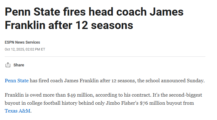 SullyCNBC's tweet photo. The only professional goal I have left is to get fired as a college football head coach
#cashmeoutside https://t.co/moR0X57ULY