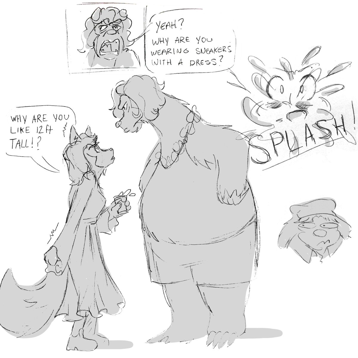 Macabrecrypt's tweet image. Various Rock-afire Explosion and Wolf Pack 5 doodles.
#rockafire #showbizpizza #animatronic @rockafire