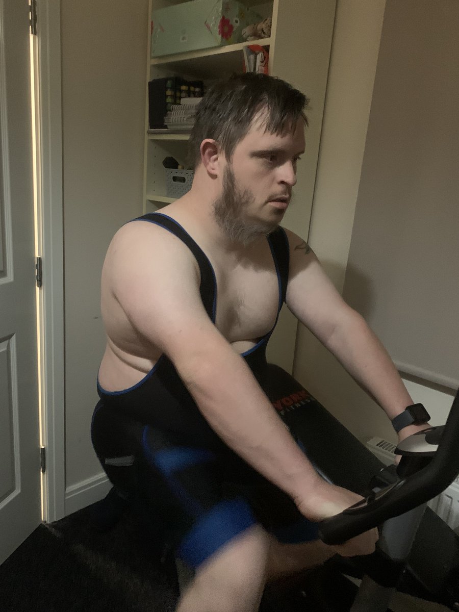 This is me doing a lot of cardio workouts over Christmas to be in top shape for my boxing match.