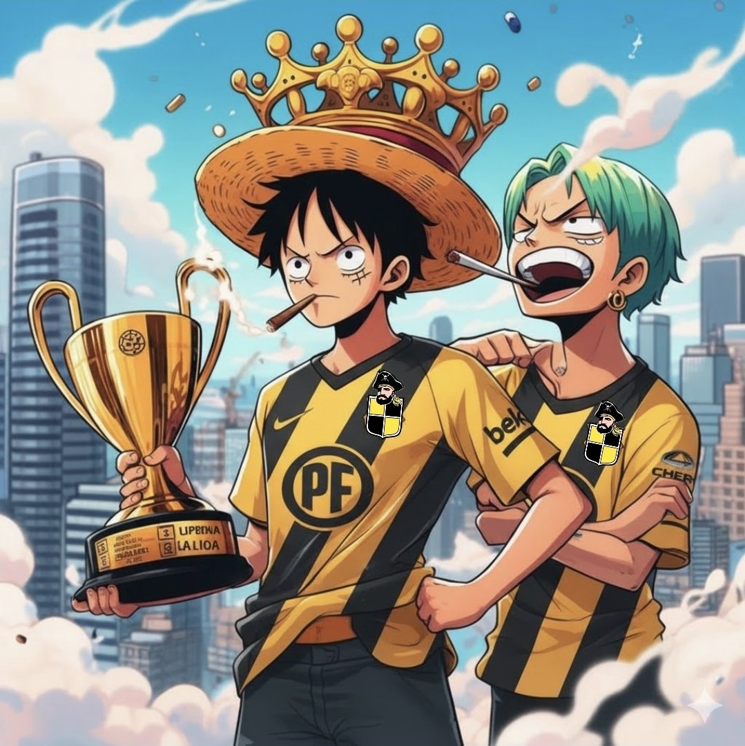 Mapusurfer's tweet image. Coquimbo unido campeon 2025 x one piece