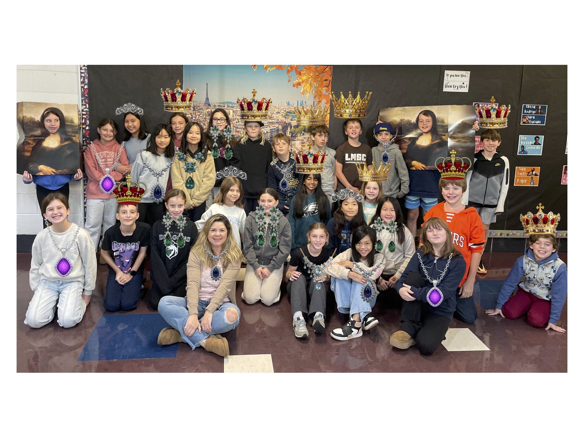 WVMSDragons's tweet image. Our French students explored the Louvre Jewelry Heist and uncovered fascinating history about the world-famous museum 🖼️💎 They were shocked to see a photo of the suspects! 👀 #WVMS #LearningIsAnAdventure