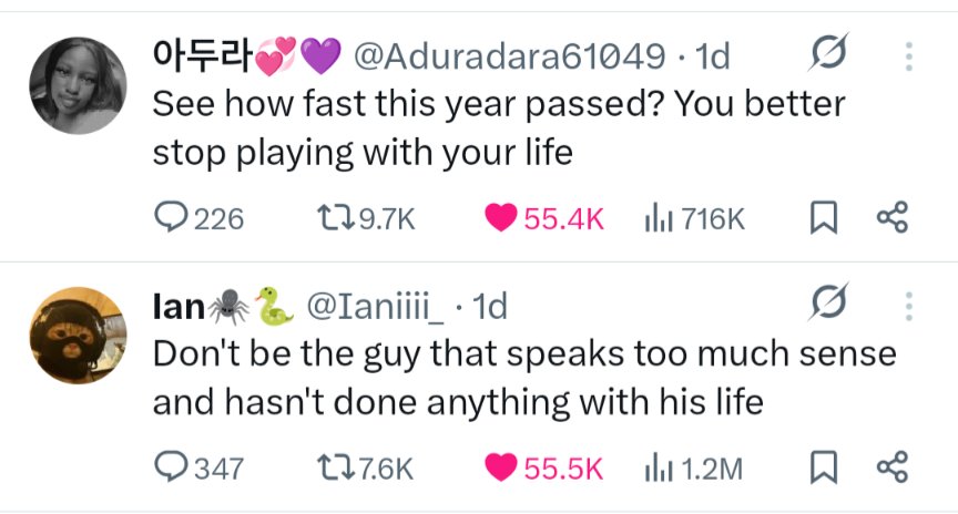 eyongashu237's tweet image. Algorithm telling us to take our life more seriously