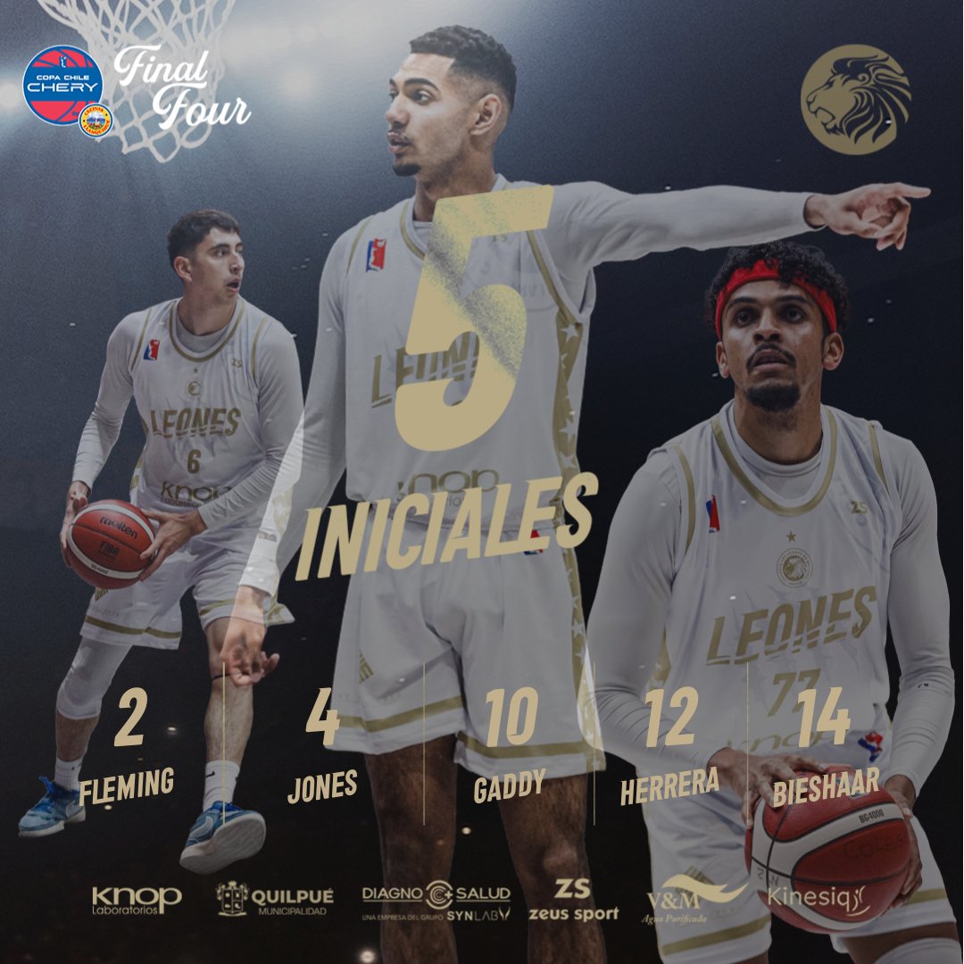 🦁 ¡Comienza la final en Valdivia!
🏆 #CopaChileCherybyCecinasLlanquihue
🏀 @CDVbasket🆚@cdclosleones 
📍 Coliseo Antonio Azurmendy
📊 bit.ly/3JqmES3 

¡Vamos con todo equipo!
#VamosLeones #Basquet #LNB