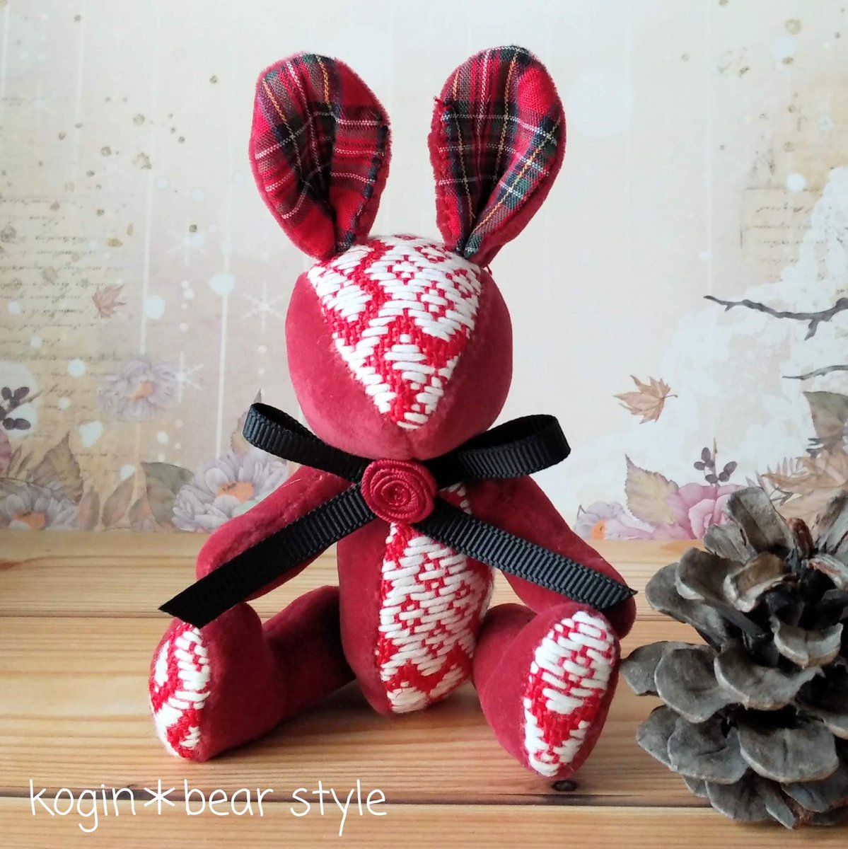 こひろ＠こぎん刺しのテディベア作家 kogin＊bear styl on X