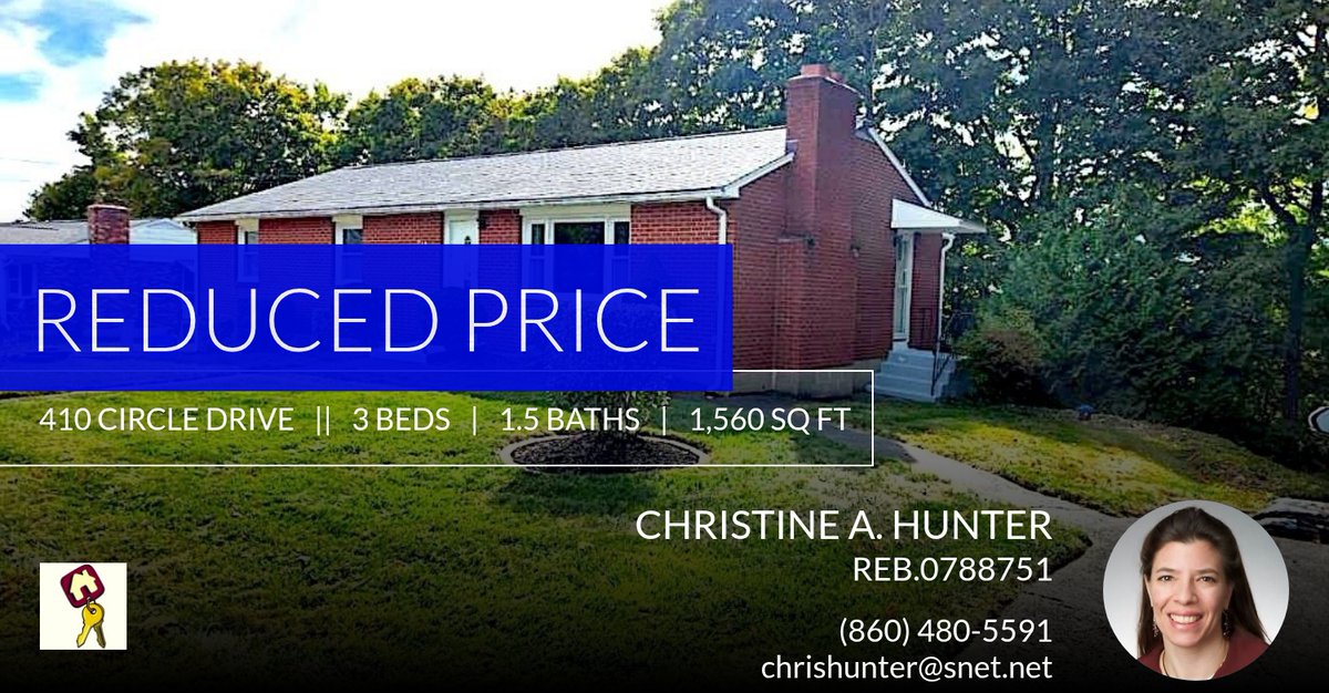 CTareaHomes's tweet photo. 📍 Reduced Price 📍 This recently reduced home at 410 Circle Drive in Torrington won't last long, so, don't wait to set up a showing! Reach out here or at (860) 480-5591 for more information!

Hunter Real Estate
Christine A. Hunter... https://t.co/WeCvlSWCgj https://t.co/L1WTLSy64d