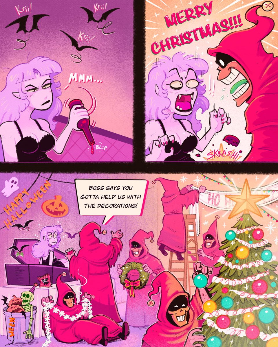 Feeling that post Halloween despair today 🎃💀👹🎄