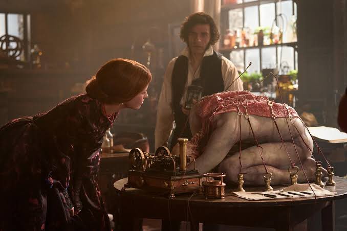 kill_el_butcher's tweet photo. Guillermo del Toro‘s Frankenstein was excellent, really enjoyed it. Artistically 10/10 the set dress and design were immaculate, the costume design and make up/effects were beautiful, and genuinely one of the best renditions of Frankenstein I’ve seen. Even had a little cry. https://t.co/PbXQFUove6