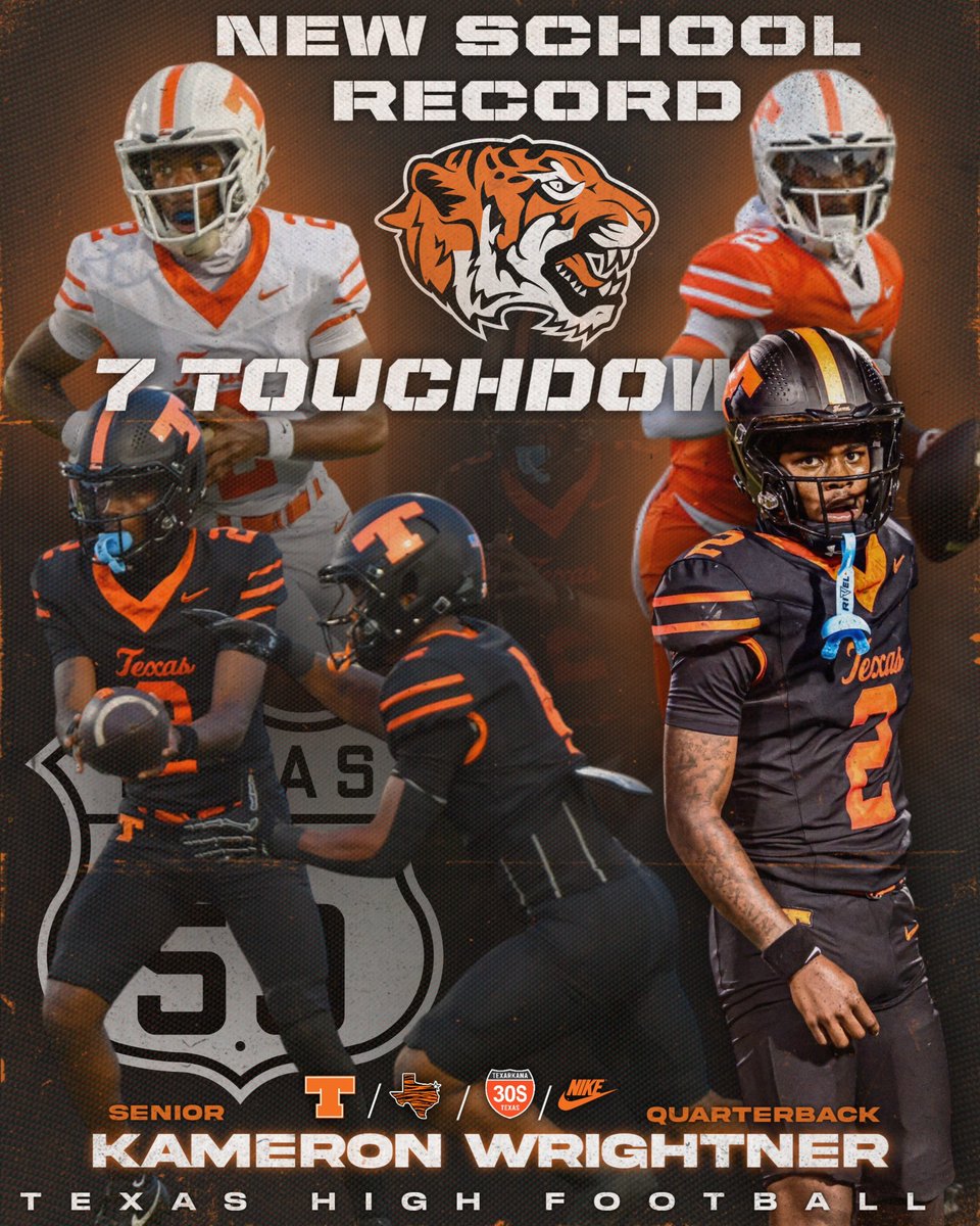 Texas High Tiger Football 🏈 tweet media