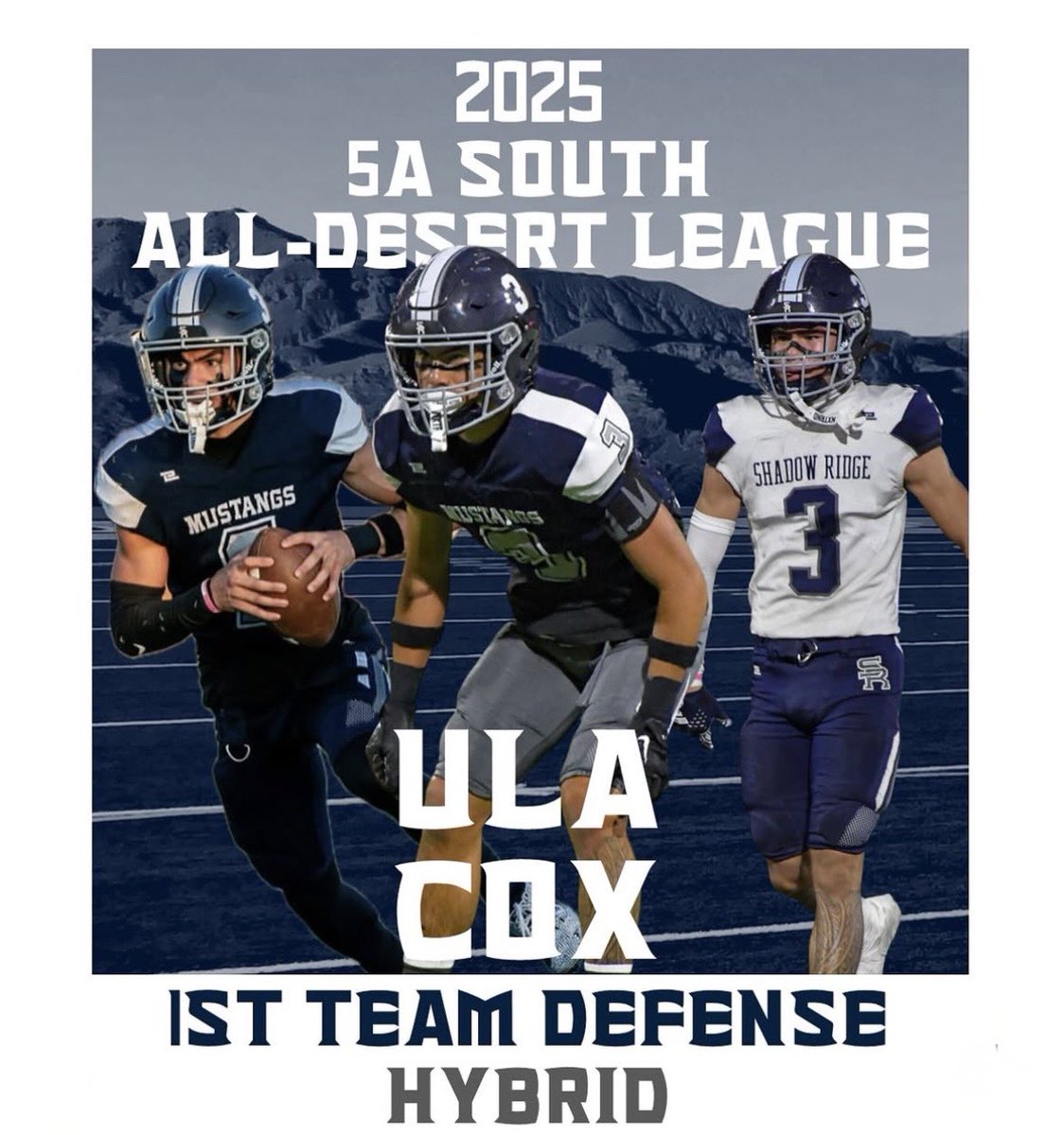 First Team All-Conference in TWO positions on defense‼️‼️ <a href="/702HSFB/">702 HSFB</a> <a href="/defendtheridge/">Shadow Ridge HS Football</a> <a href="/Coachstevecox/">Coach Steve Cox</a> <a href="/randy_knows/">Randy Russell Jr</a> <a href="/CoachAdamClark/">Adam Clark</a> <a href="/JGonzo_24/">John Gonzales</a> <a href="/Dstirg30/">Destry DJ Stirgus</a> <a href="/Jas_Bains_12/">Jas Bains</a>   <a href="/CoachYog/">Dave Yog</a> <a href="/CoachAnguay_ISU/">CoachSamsonAnguay</a> <a href="/TreOguinn/">treoguinn</a> <a href="/Coach_JoFo/">Jody Ford</a> <a href="/Coachrhud/">Ron Hudson</a> <a href="/CoachTWebb/">Thomas Webb</a> <a href="/CoachNDavisOL/">Neal Davis</a> <a href="/ForeverTrevin/">Coach Chandler</a>