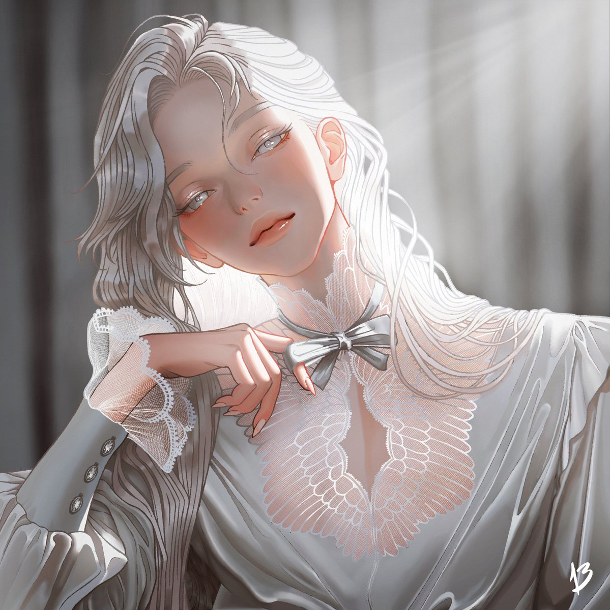 i_am_thirteen's tweet photo. I've been playing tabletop RPG with some artist friends! I've never drawn one of my characters before, but seeing everyone doing it motivated me a lot! This is Leander, the Saint of the Empire.

#digitalpainting #digitalart #portrait #illustration #originalcharacter #rpgcharacter https://t.co/fZDOJqBfkO