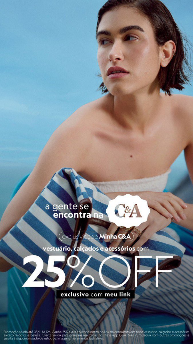 brilhodomagnus's tweet photo. 🚨 DESCONTO POR TEMPO LIMITADO 🚨

25% OFF em TUDO, sem valor mínimo! 🛍️

Comprando exclusivamente pelo link, o desconto é ativado na sacola!

🔗 https://t.co/399qCLmv6E

Cupom C&amp;A | Cupom CEA https://t.co/ij4ULp2Tie