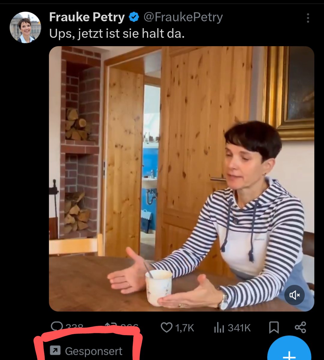 Die macht für dieses "tolle" Video auch noch Werbung? 🤣🤣🤣