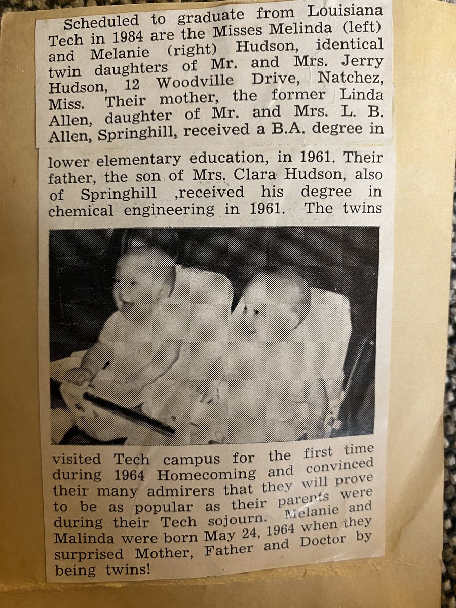 Happy 100 years of Homecoming for Louisiana Tech. Our parents started us young 😊❤️💙@