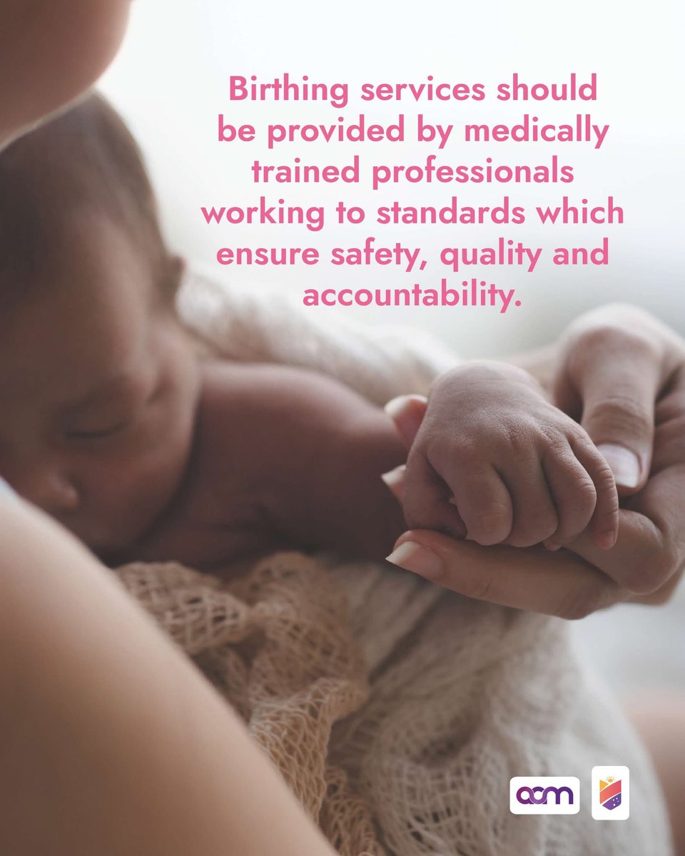 Nishaobgyn's tweet photo. Birthing services should only be provided by appropriately trained, qualified and registered health professionals
Full stop 🛑 
This should not be controversial
https://t.co/w9eBrXOC7N https://t.co/Dzh7wJNzXk