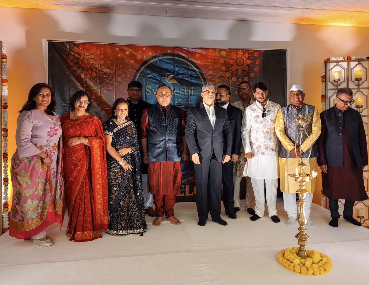 prkundal's tweet image. Delighted to attend Diwali celebrations by Indians working @Nokia in Portugal. A wonderful initiative to bring the Festival of Lights to the Portuguese and international community of the company. #Diwali2025