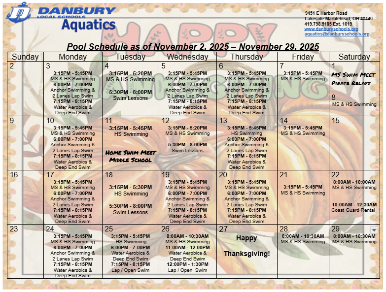 drprstarr's tweet photo. Danbury Local Schools Pool Schedule. Come join us https://t.co/Z1mrhnvKZL