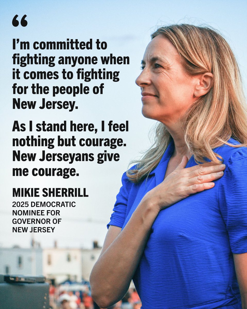 New Jerseyans deserve a governor who will fight for them no matter what.

<a href="/MikieSherrill/">Mikie Sherrill</a> will be that governor.