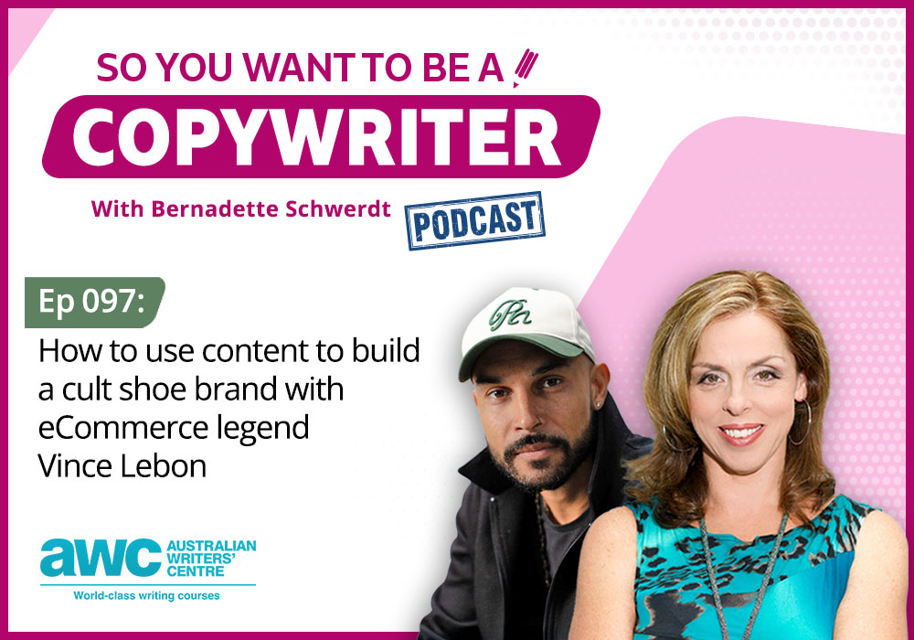 WritersCentreAU's tweet image. COPYWRITER 097: How to use content to build a cult shoe brand with eCommerce legend Vince Lebon

Listen to the latest episode of 'So You Want to be a Copywriter' on your favourite podcast app, or follow the link: writerscentre.com.au/blog/copywrite…
