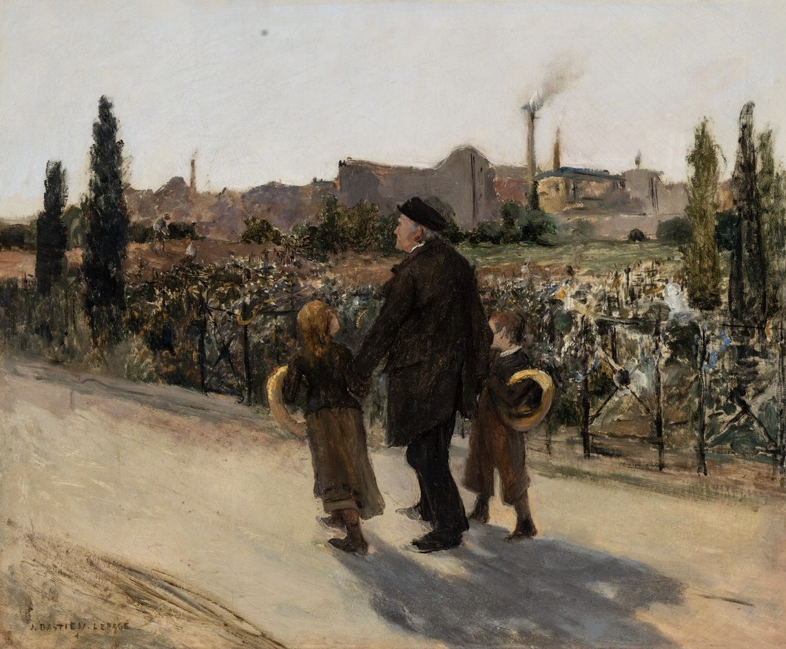 Jules Bastien-Lepage, "All Souls' Day" (1878). mfab.hu/artworks/69/