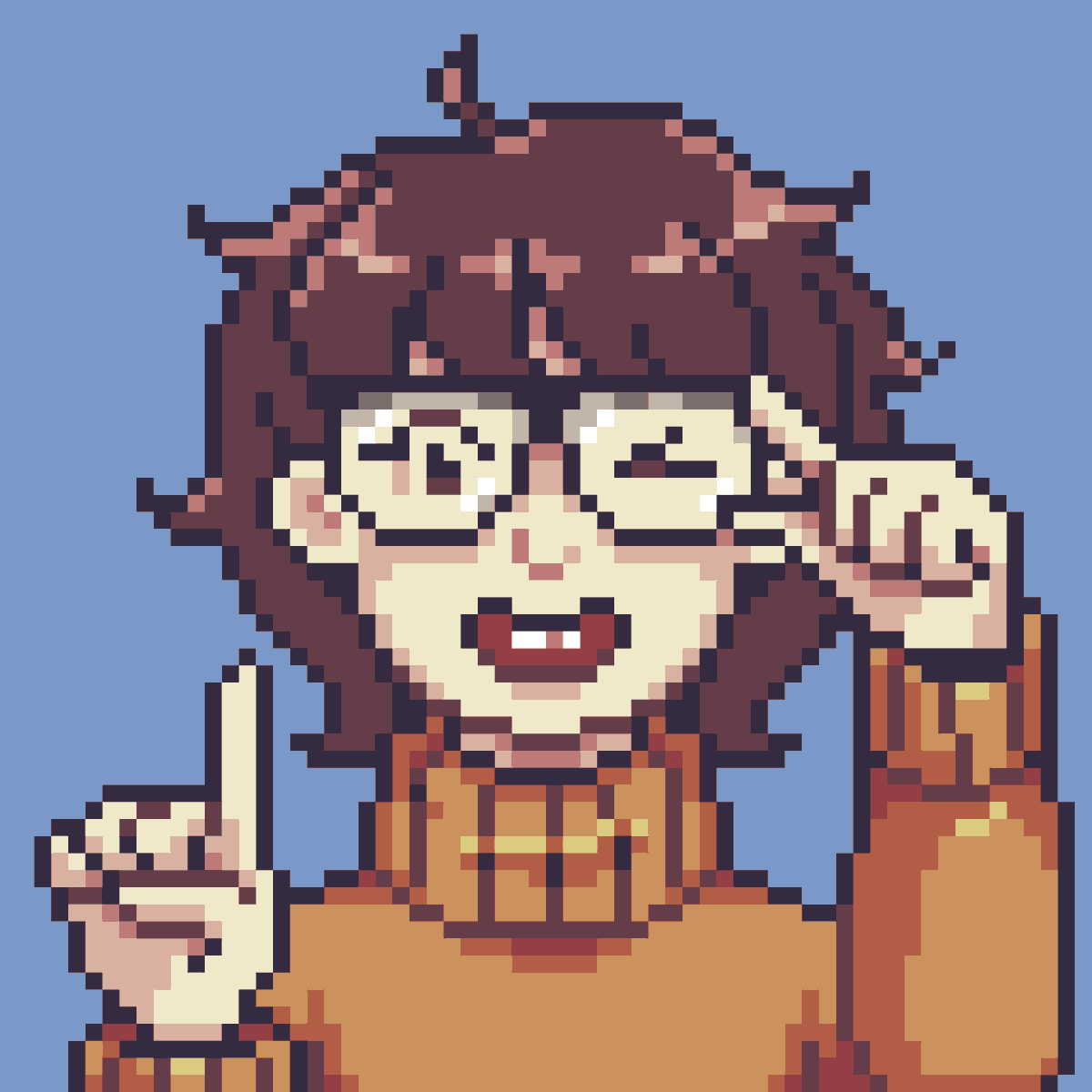 Comisión que hice para <a href="/Dovarepa/">Arepa</a>
· 
· 
· 
#pixelart #art #fanart #drawing #illustration #commissions #commissionsopen
