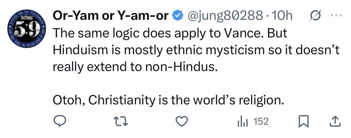 Did you not get the memo? Just a sample of the kind of intolerant replies my post got is enough to reveal exactly how “accepting” they would be. 

You think the type of supremacists who can’t even handle my post would accept it gracefully if Usha had turned around and said the
