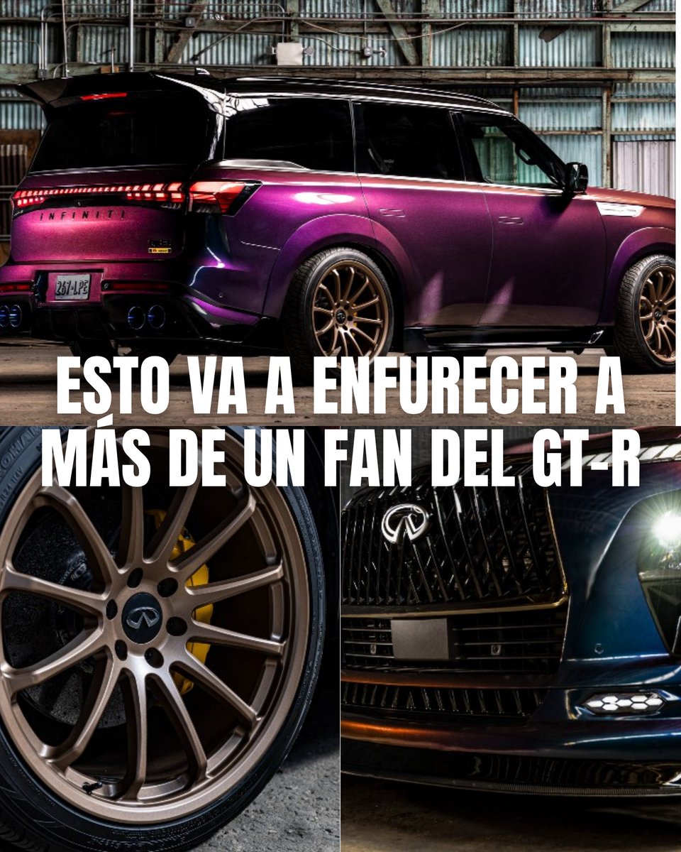 autoproyecto's tweet image. 🚨 Infiniti acaba de crear un SUV con motor de GT-R y 1,000 HP 😳
Se llama QX80 R-Spec y está listo para romper egos en el SEMA Show.
🔥 ¿Revolución o sacrilegio automotriz?

👉 Más info en autoproyecto.com/2025/noticias/…

#InfinitiQX80 #RSPEC #GTREngine #CulturaAutomotriz