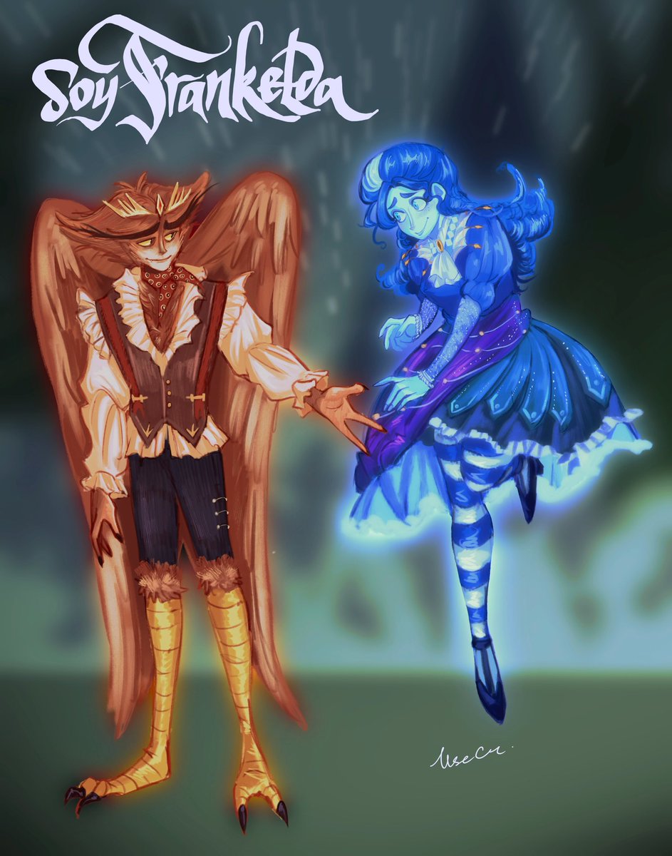 IsleGuz's tweet photo. Mi fanart de Soy Frankelda 💙Una película preciosa que demuestra que en México sí se pueden hacer cosas increíbles en el cine 🎥✨
#frankelda #SoyFrankelda #fanart https://t.co/iwryrjyzqf