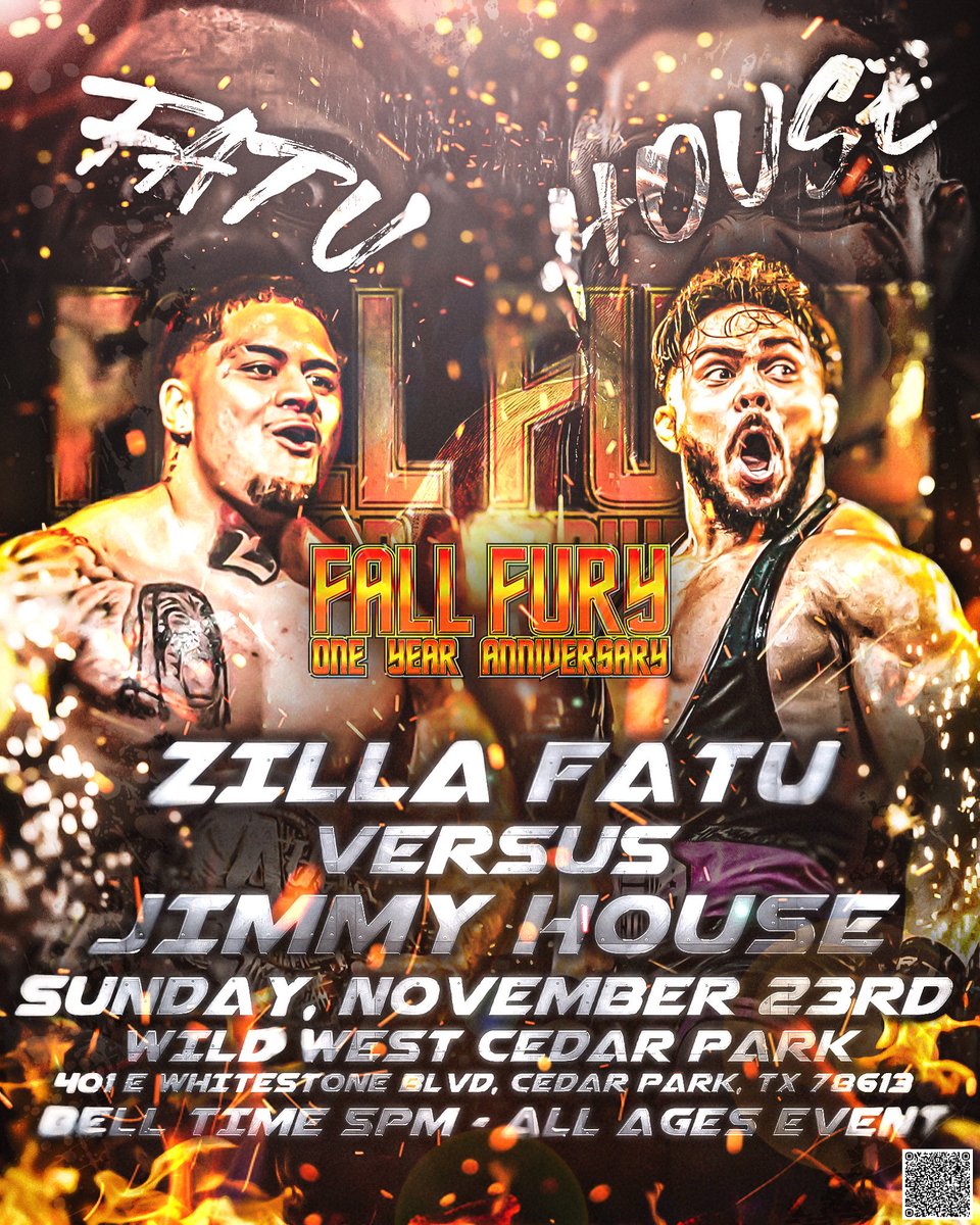 CJValorWWE's tweet photo. Jimmy House vs @Zillafatu for the first time EVER โผ๏ธโผ๏ธ
November 23rd, 2025 in AUSTIN, TEXAS
@RhodesWrestling
@dustinrhodes
#indywrestling https://t.co/pxQgEI9syE
