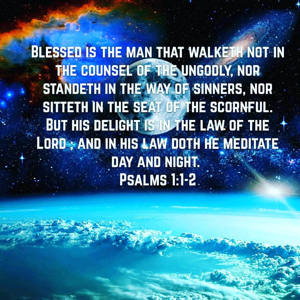 SaintPetersGate's tweet photo. Blessed is the man that walketh not in the counsel of the ungodly, nor standeth in the way of sinners, nor sitteth in the seat of the scornful.     But his delight is in the law of the LORD; and in his law doth he meditate day and night. https://t.co/Xso6p08Dvw