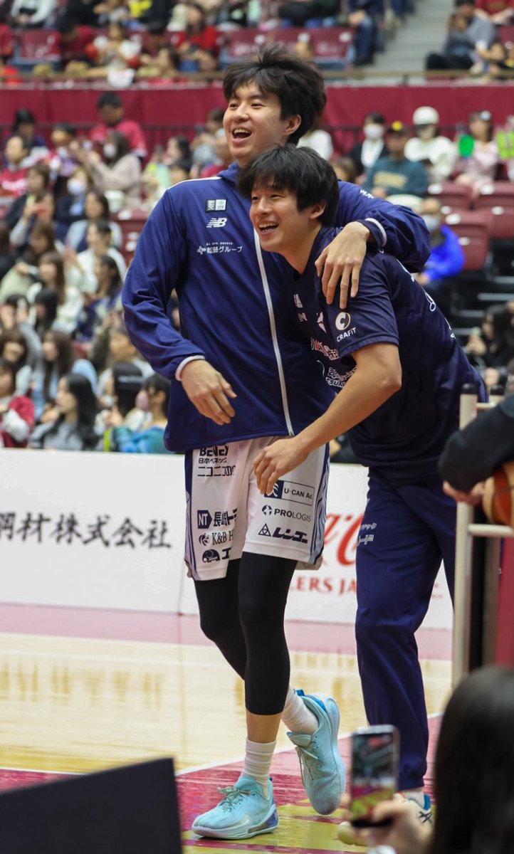 ヒョンジュンと菅野くんの二人三脚🤣