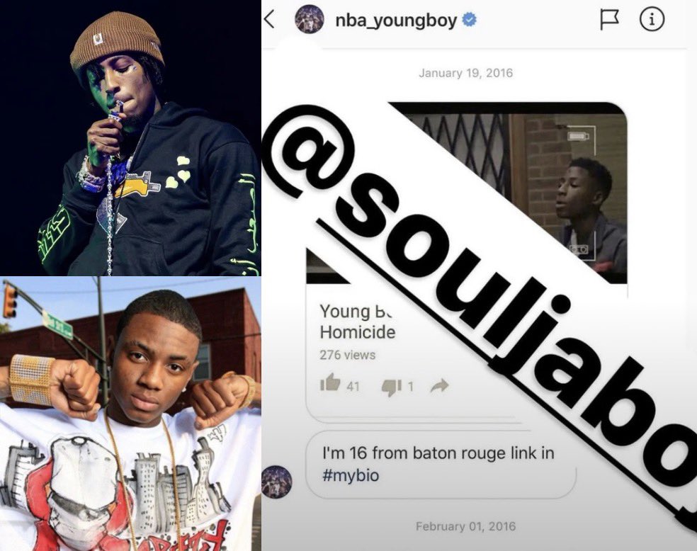 A 16 Year Old NBA YoungBoy promoting his Music in Soulja Boy’s DM’s before the fame  

Never give up on your dreams ✨