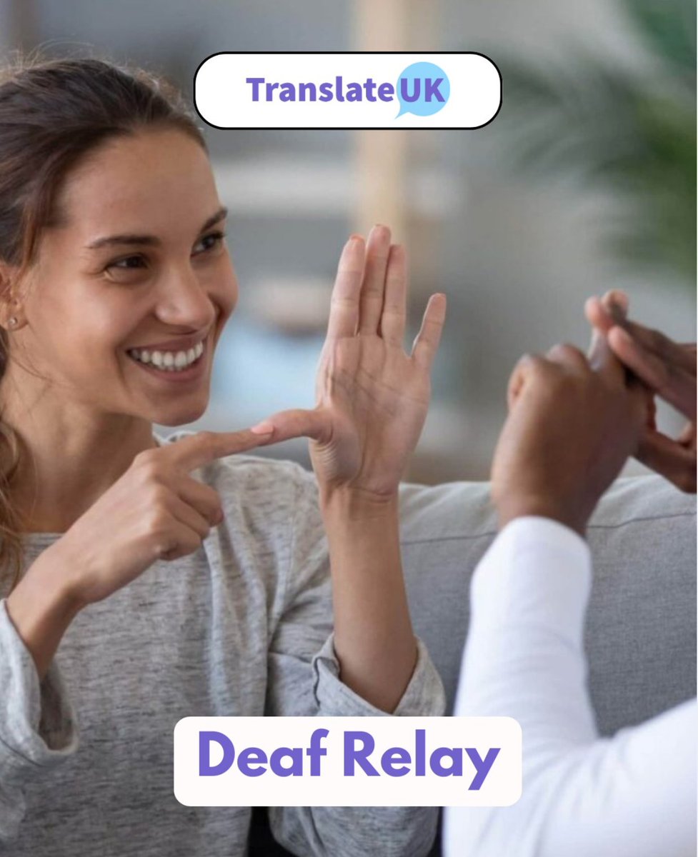TranslateUK's tweet image. At Translate UK, we offer professional Deaf Relay Interpreters to make communication easier and more accessible for the deaf community.

Get in touch today to find out more!

#Deaf #TranslationServices #LanguageSupport #LinguisticExpertise #SpecialisedTranslation