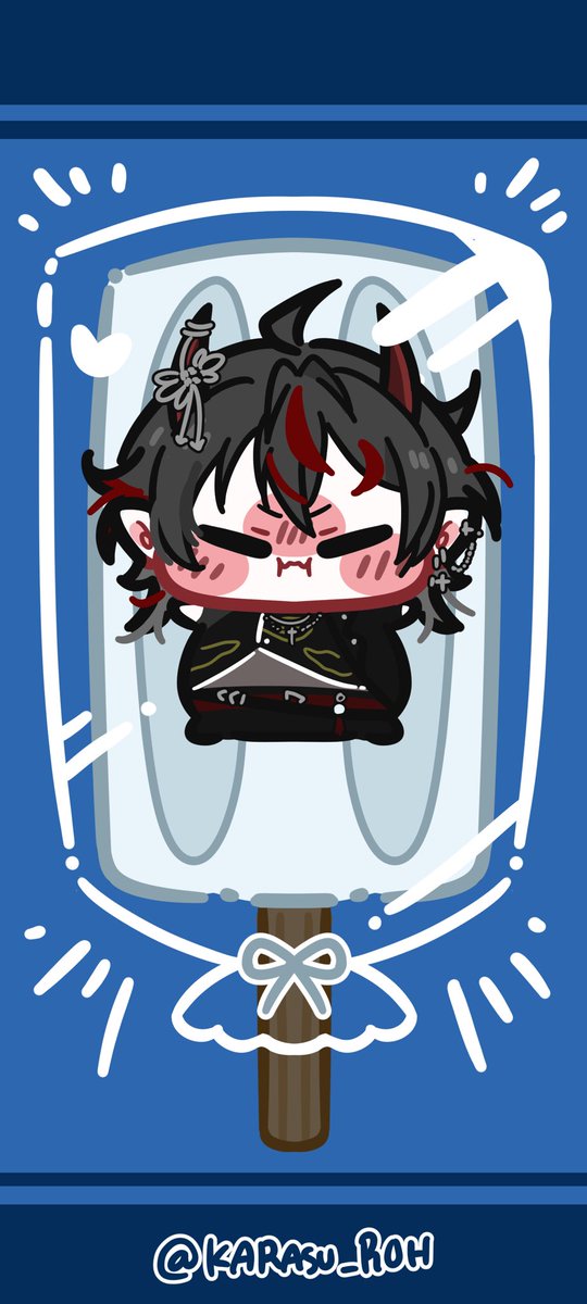 I need an extroverted Vtuber to adopt my introverted ass 😭💔
🎨 #karasu_roh 

#jyartchi