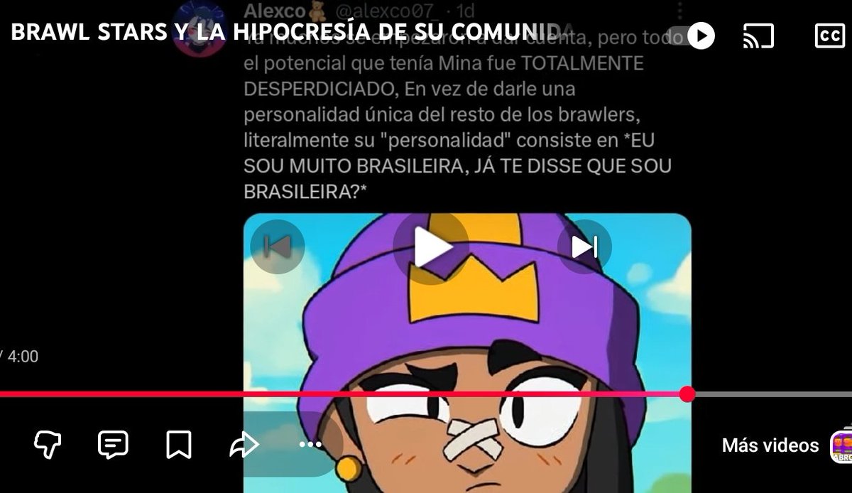 Imagina estar de lo más tranquilo viendo un video critica hacia la comunidad, y de la nada APAREZCA YO POR LA CARA JAJSJSSJJS 😭😭😭
(no me ardi solo me dió risa que aparezca un tweet mío de la nada jaja)
