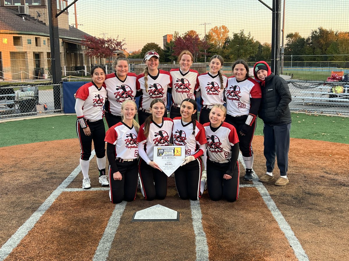 4th Annual BSWL College Showcase 2025 2nd place KR Fastpitch. Nice tournament ladies!