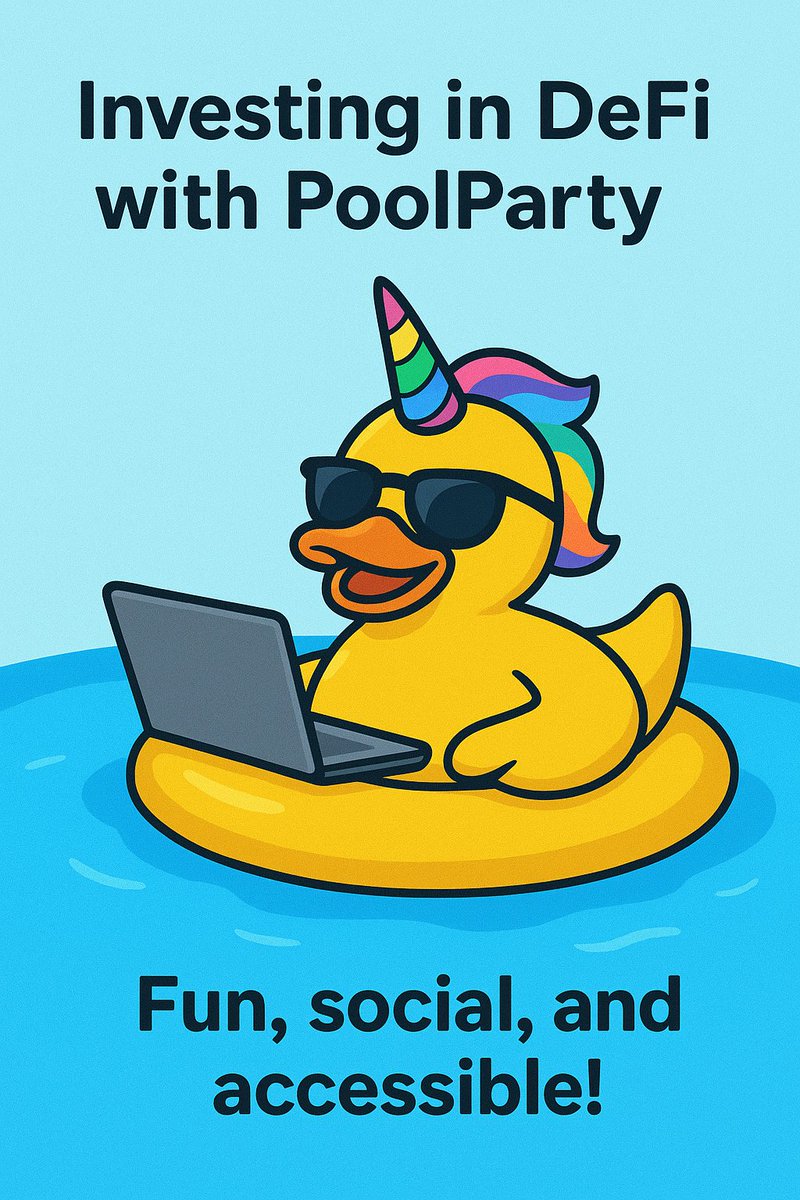 Jz1Albino's tweet image. O mercado tá chato?
Vem molhar o bico na @PoolParty_xyz  💸💦
Transforme o jeito que você investe.
Junte-se à comunidade que tá deixando o DeFi mais leve, social e divertido.
🦆 poolparty.xyz
#DeFi #PoolParty #FunFinance