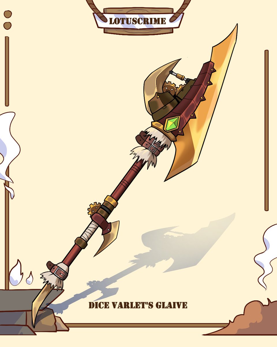 Blacksmith1412's tweet image. The first weapon forged in my smithy!
Thanks for your commission @DiceVarletVT 
If you want to have cool weapon like this too, commission me at VGen! 
Starting only 5$! 🤩 Grand opening promo! 
#VGenComm
#VGen
#weapondesign
#weaponart
#DnD
#Vtuber
#VTuberAssets 
#VtuberEN