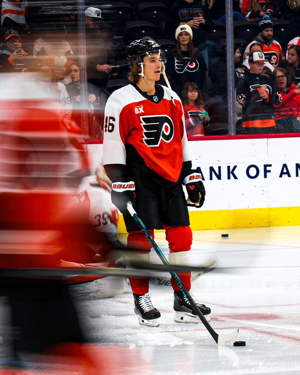 NHL's tweet image. 13 points in 11 games with the @NHLFlyers...

Trevor Zegras has been playing some great hockey this season. 🔥