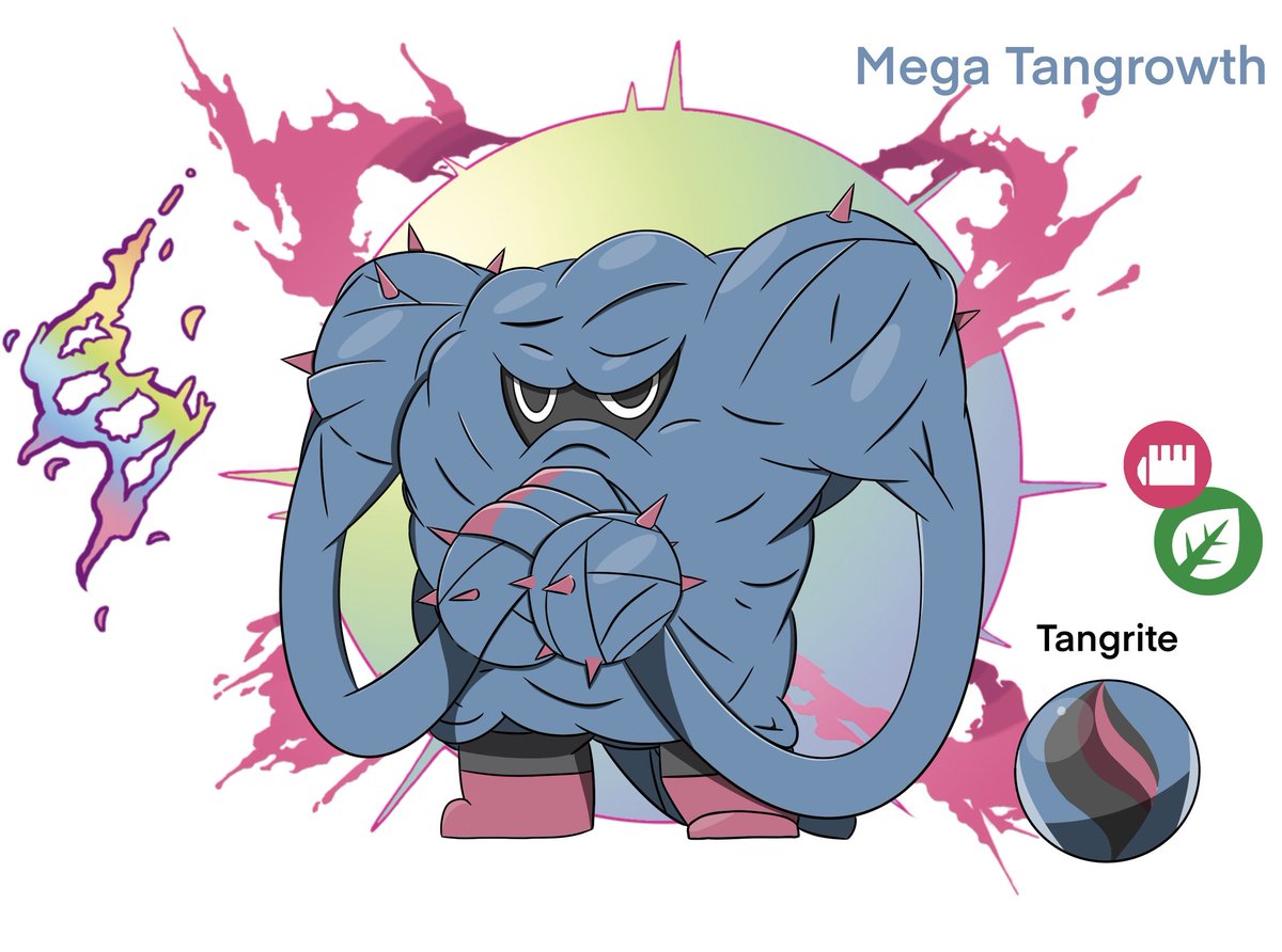 OmegaRedArts1's tweet photo. MEGA TANGROWTH
#pokemonlegendsza #legendsza #tangrowth https://t.co/v1xavhNej4