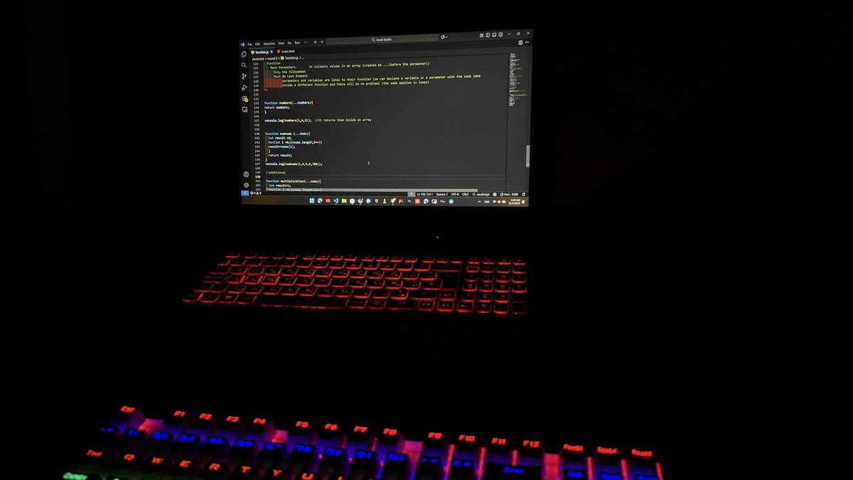 تم دراسة 
rest parameters 
#day48