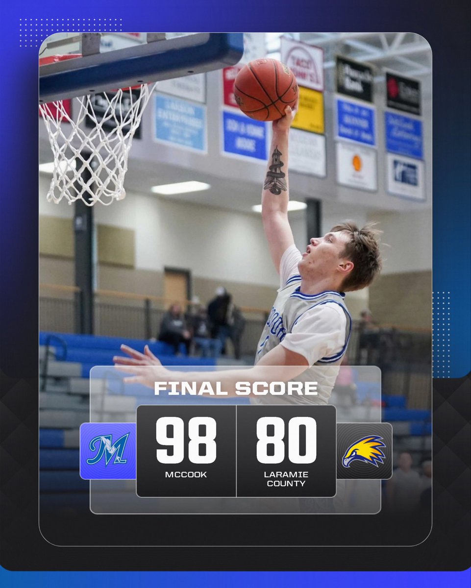 Final Score

McCook 98 • Laramie County 80