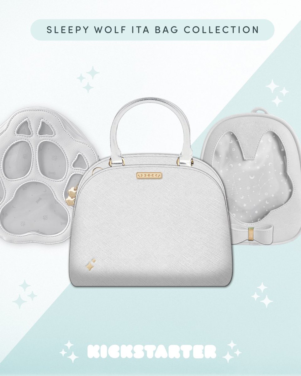 We hit our initial funding goal just after 15hrs! We’ve also unlocked extra color inserts for all bags since then! Thank you so much early bird peeps! 🤗

Onto our next stretch goals, the white Daytime Collection color variants of our Paw, Foxy and Sleepy Wolf Purse Ita Bags! 🤍