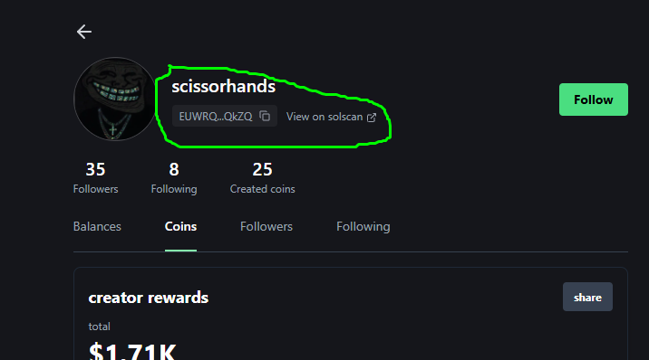 TradewithClark's tweet photo. @G00ncoin wow @trollfather rugged 25 coins.

@pumpdotfun this guy deviously stole the coin and used a different wallet to claim fees, his rugger account funded the wallet that claimed the cto 

Proof:
https://t.co/hFY69zv4m0 https://t.co/Gl79XjuyEQ