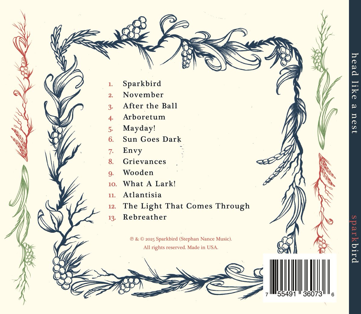 head like a nest comes out nov 14!!! it's so soon 😳 pre-save here: sparkbird.ffm.to/headlikeanest