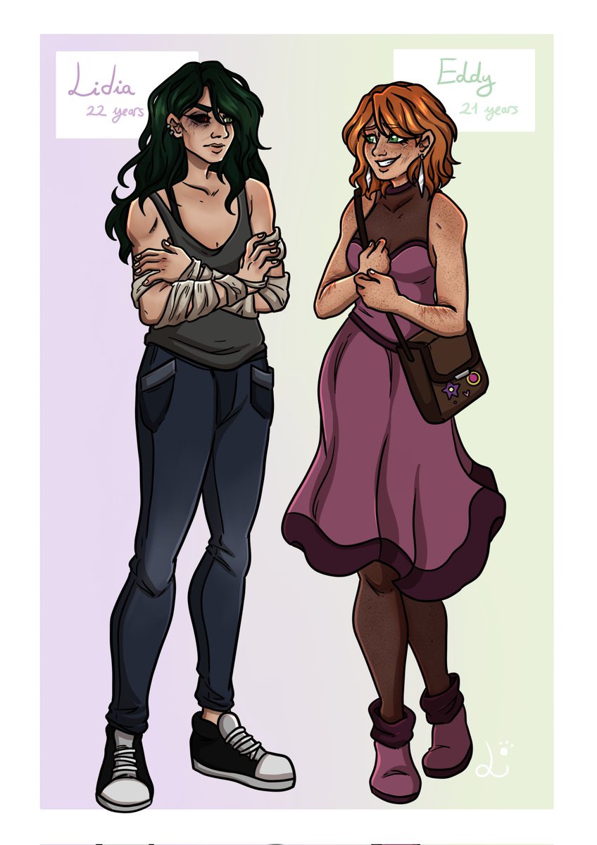 LadySandbox's tweet image. Oc reference sheets part 1 :)